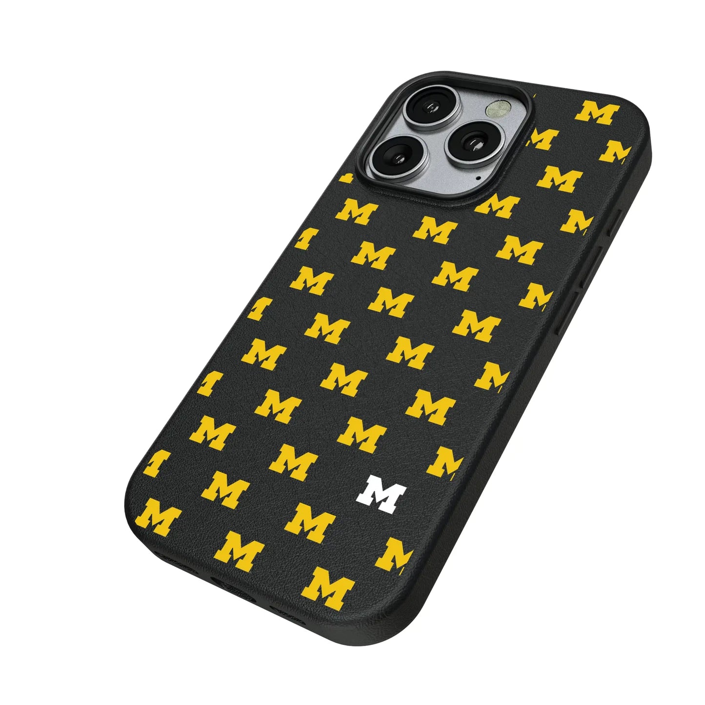 University of Michigan Wolverines Fashion Pattern MagSafe Compatible Phone Case for Apple iPhone
