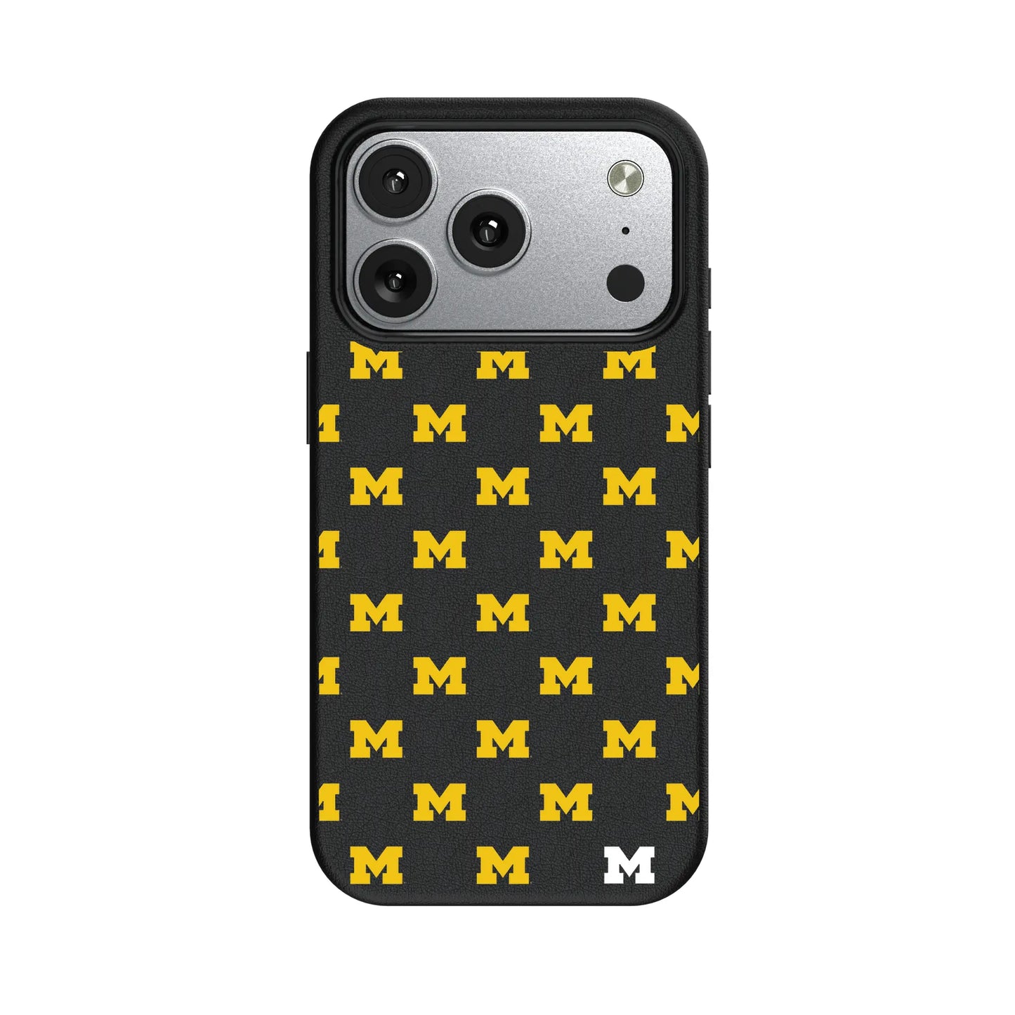 University of Michigan Wolverines Fashion Pattern MagSafe Compatible Phone Case for Apple iPhone