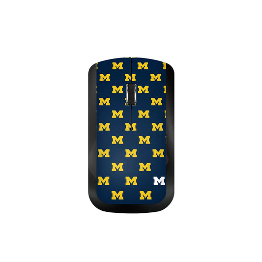 University of Michigan Wolverines Fashion Pattern Wireless Mouse