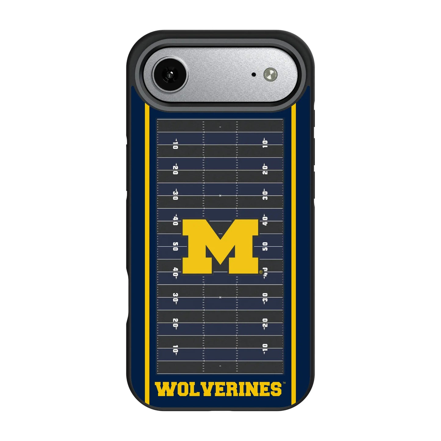 University of Michigan Wolverines Field Bump Phone Case for Apple iPhone
