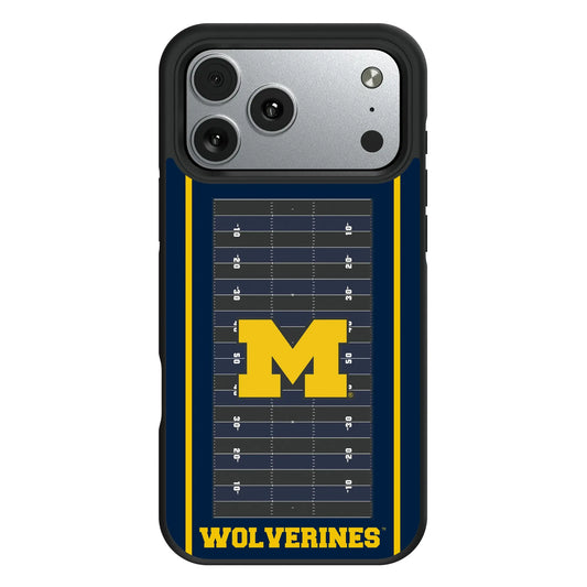 University of Michigan Wolverines Field Bump Phone Case for Apple iPhone