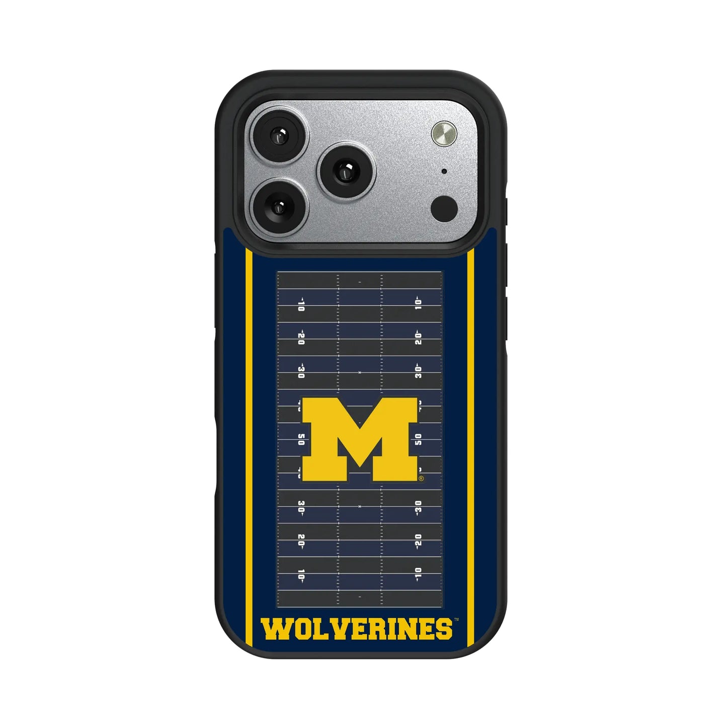 University of Michigan Wolverines Field Bump Phone Case for Apple iPhone