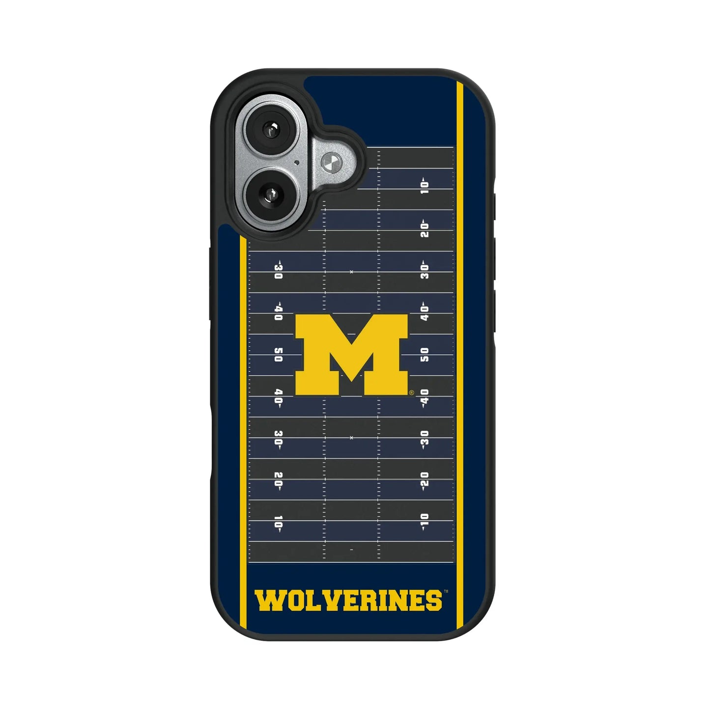 University of Michigan Wolverines Field Bump Phone Case for Apple iPhone