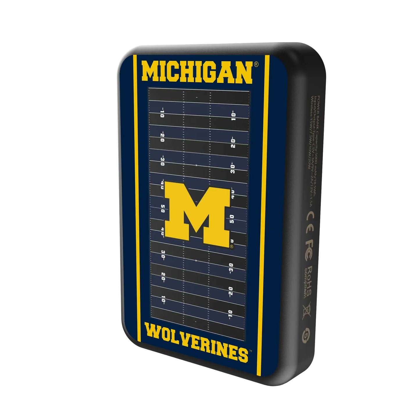 University of Michigan Wolverines Field Wireless Mag Power Bank