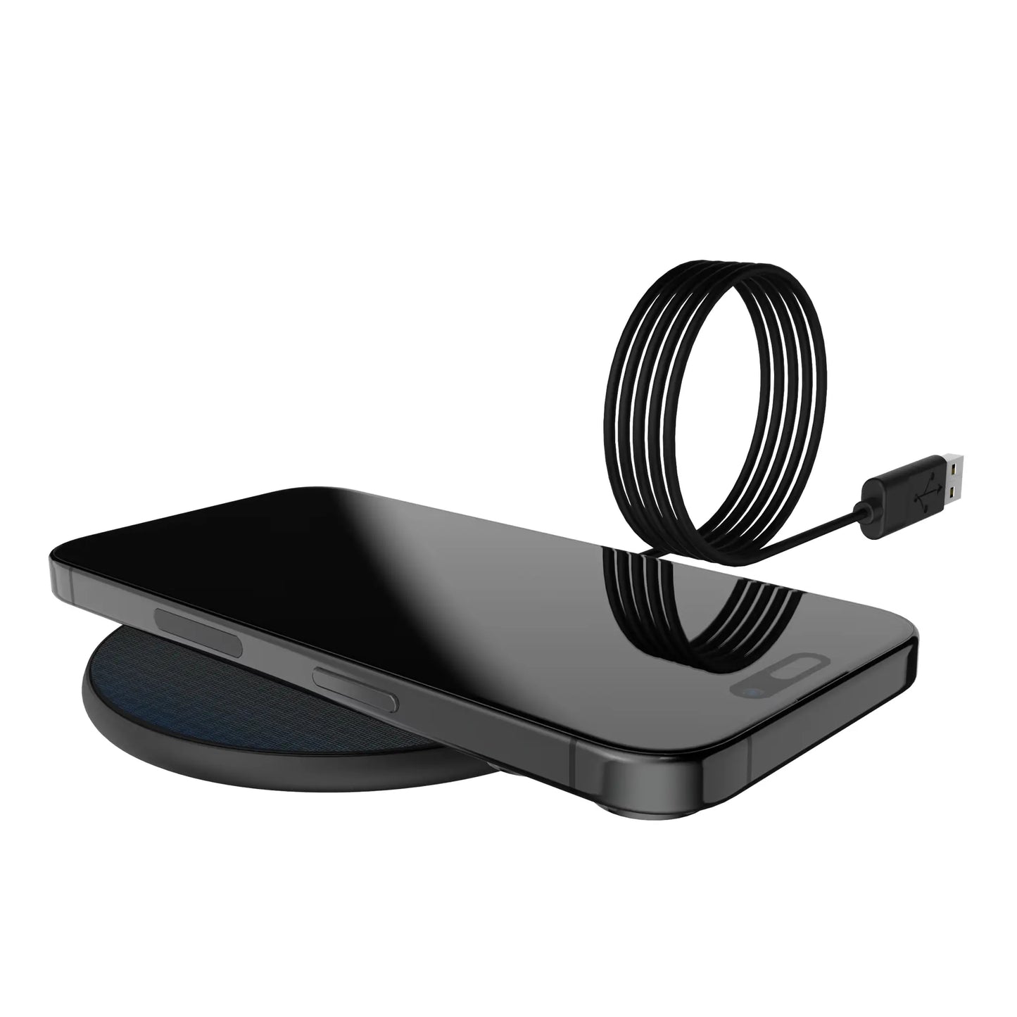 University of Michigan Wolverines Linen 15-Watt Wireless Charger