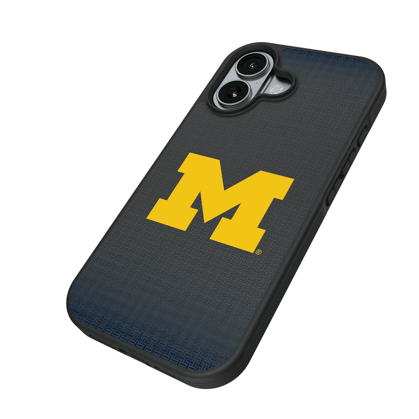 University of Michigan Wolverines Linen Bump Phone Case for Apple iPhone