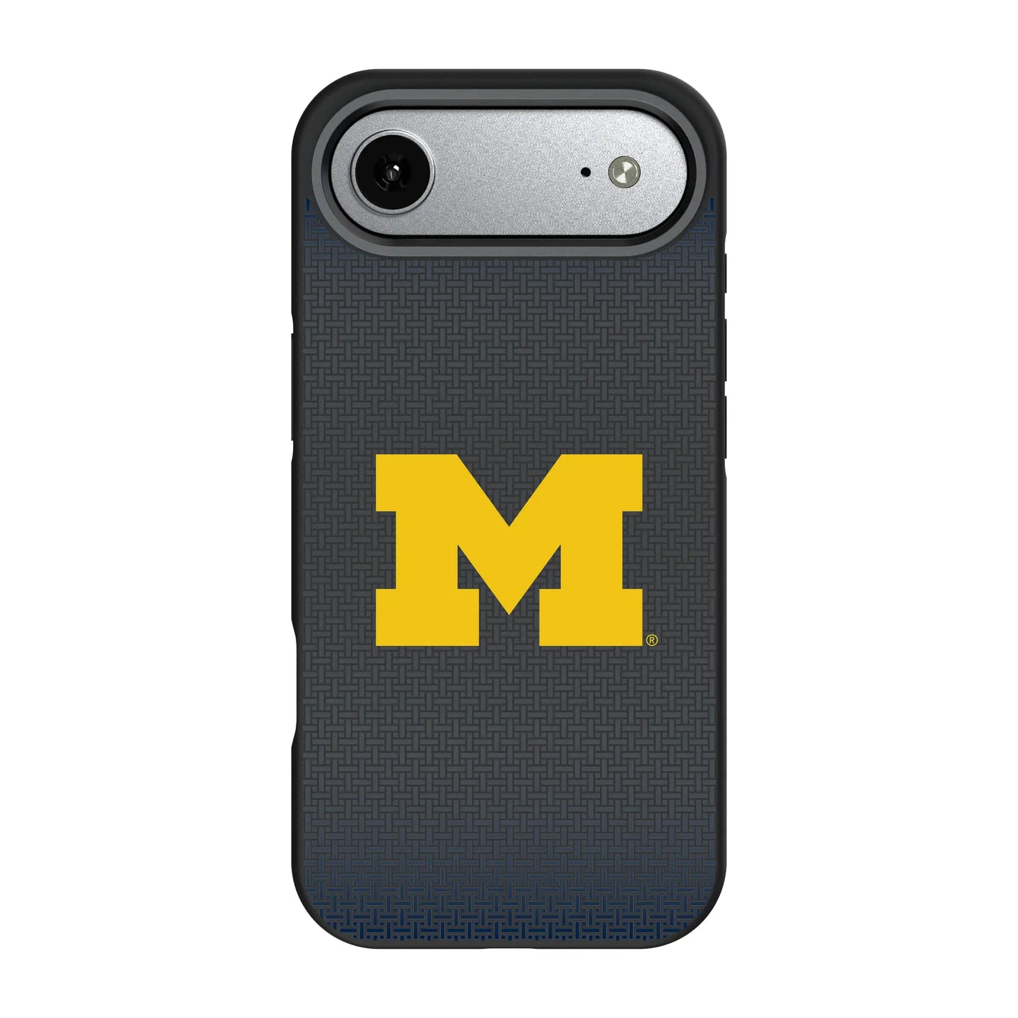 University of Michigan Wolverines Linen Bump Phone Case for Apple iPhone