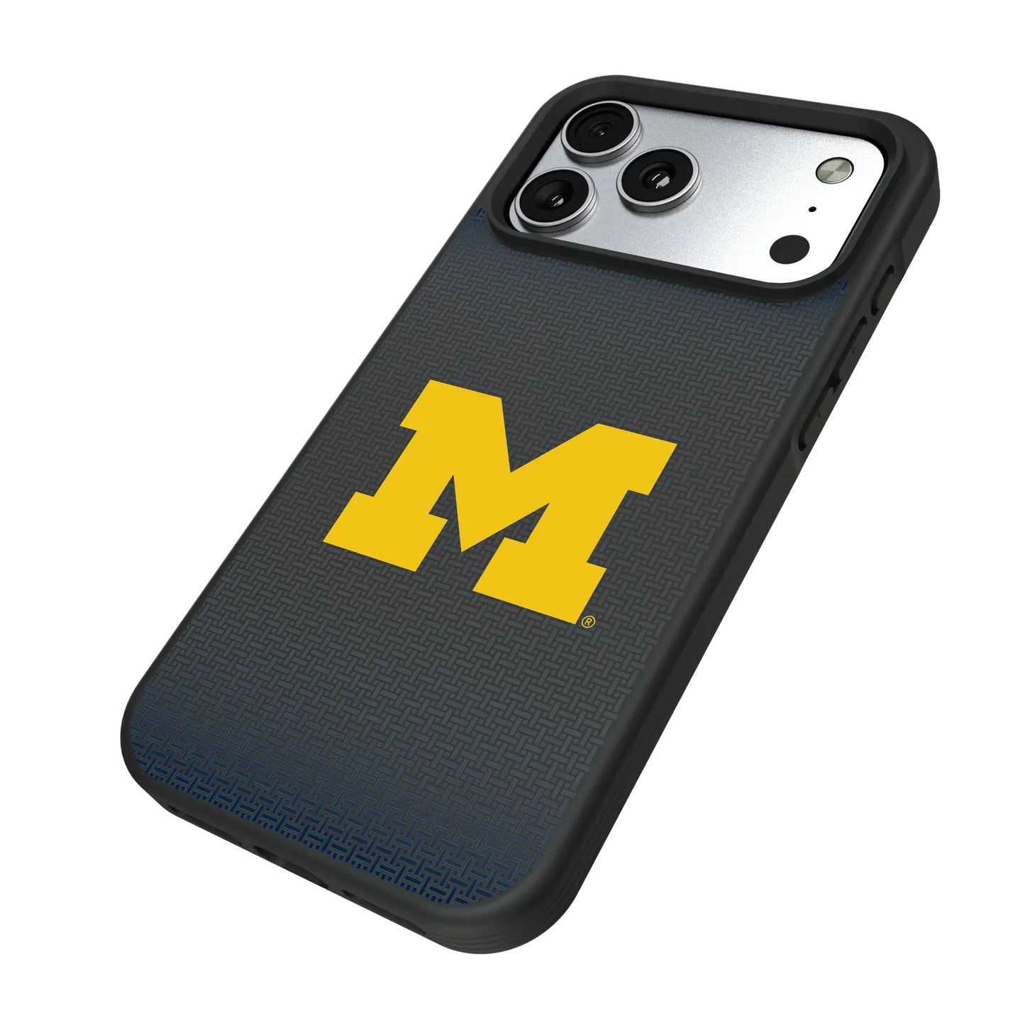 University of Michigan Wolverines Linen Bump Phone Case for Apple iPhone