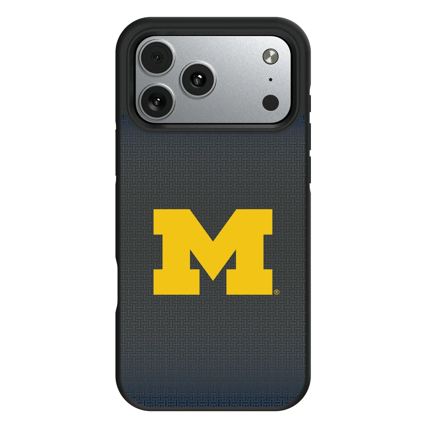 University of Michigan Wolverines Linen Bump Phone Case for Apple iPhone