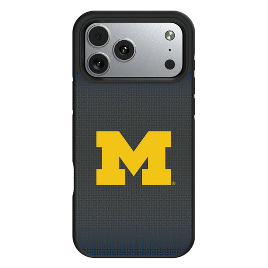 University of Michigan Wolverines Linen Bump Phone Case for Apple iPhone