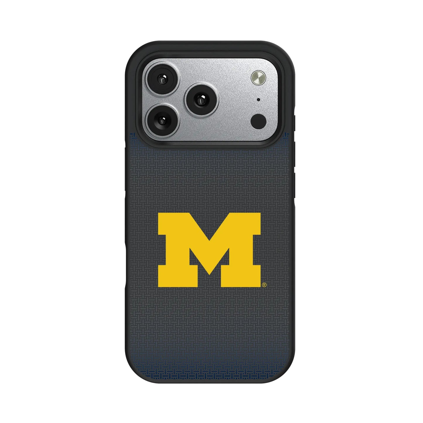 University of Michigan Wolverines Linen Bump Phone Case for Apple iPhone