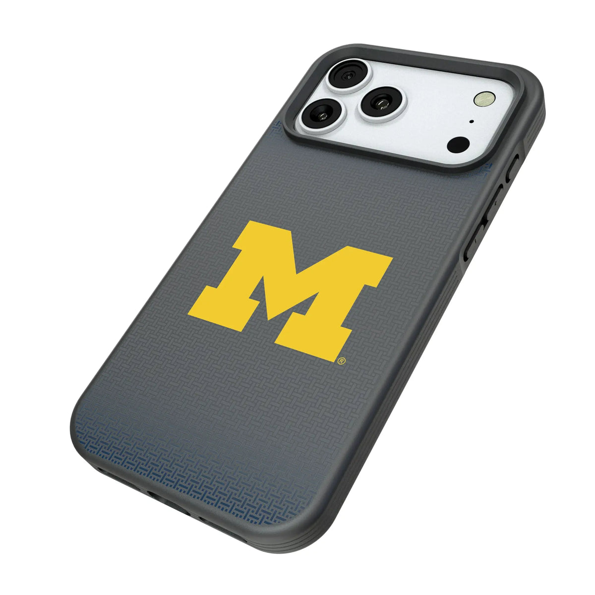 University of Michigan Wolverines Linen Bump Phone Case for Apple iPhone