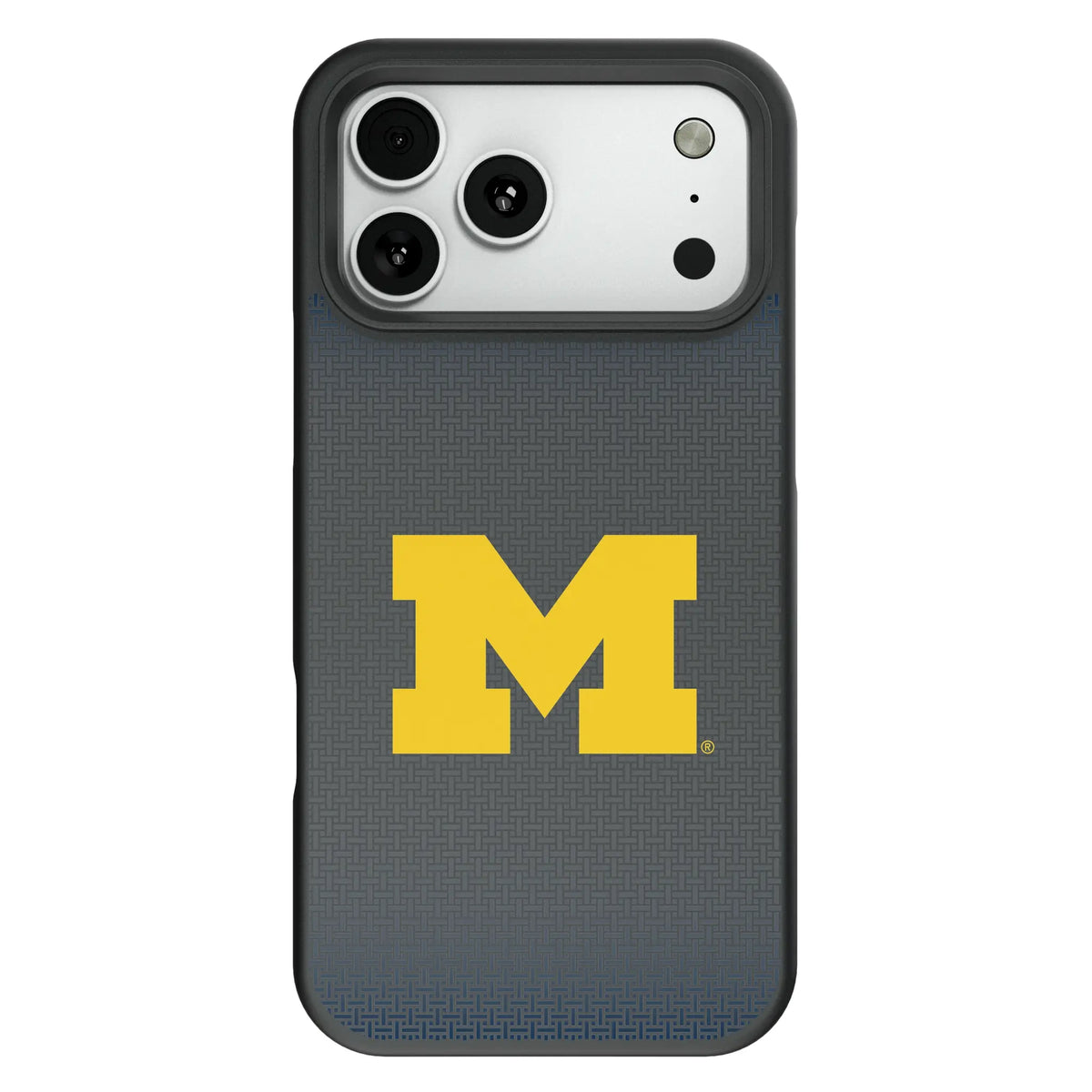 University of Michigan Wolverines Linen Bump Phone Case for Apple iPhone