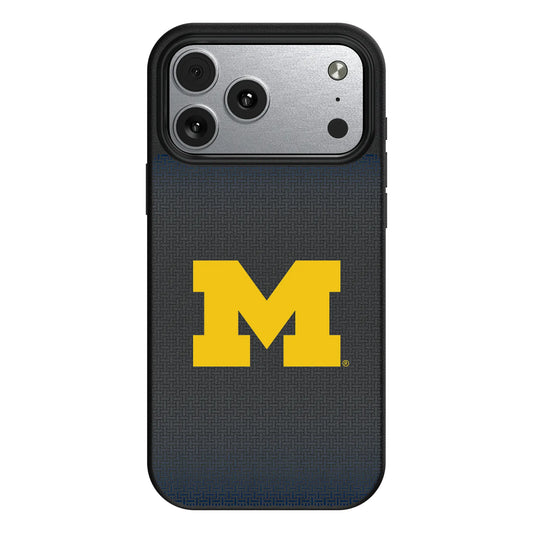 University of Michigan Wolverines Linen MagSafe Compatible Phone Case for Apple iPhone