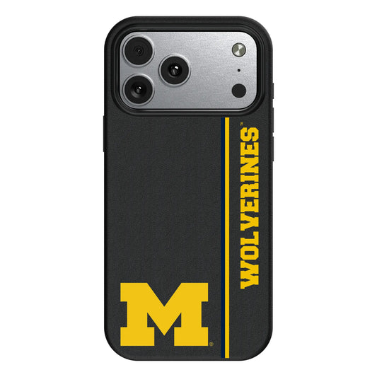 University of Michigan Wolverines Sidebar MagSafe Compatible Phone Case for Apple iPhone