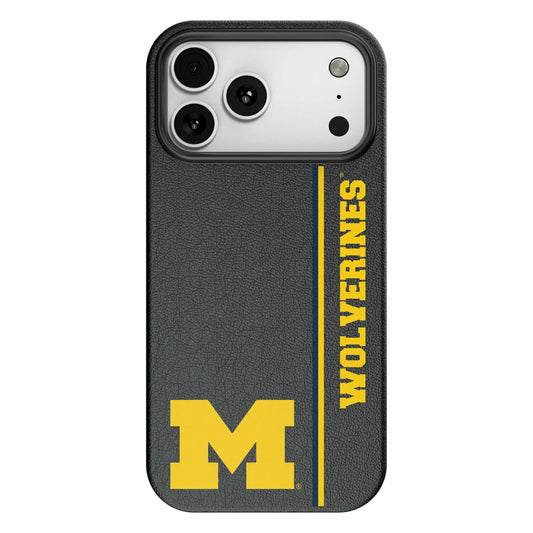 University of Michigan Wolverines Sidebar MagSafe Compatible Phone Case for Apple iPhone