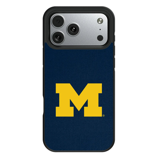 University of Michigan Wolverines Solid Bump Phone Case for Apple iPhone