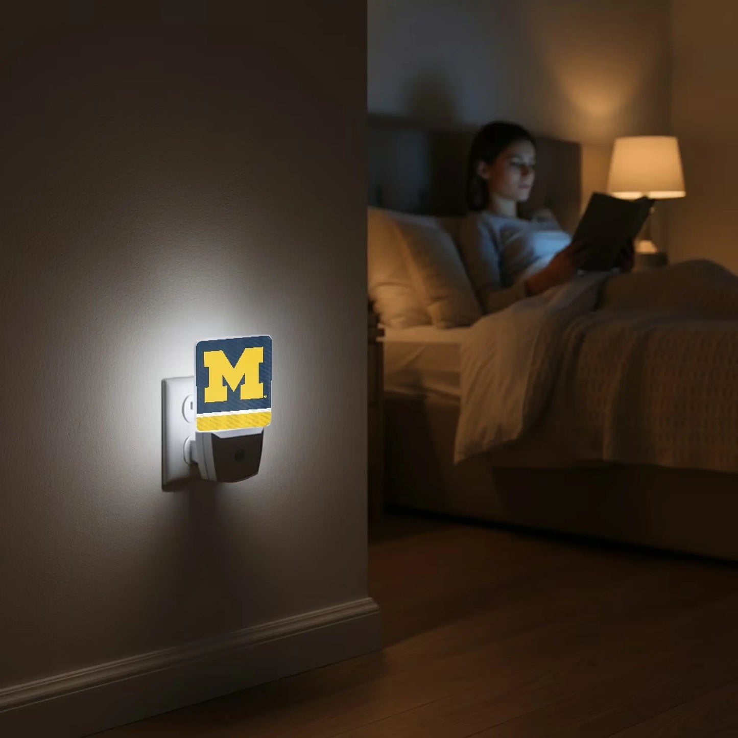 University of Michigan Wolverines Stripe Night Light 2-Pack