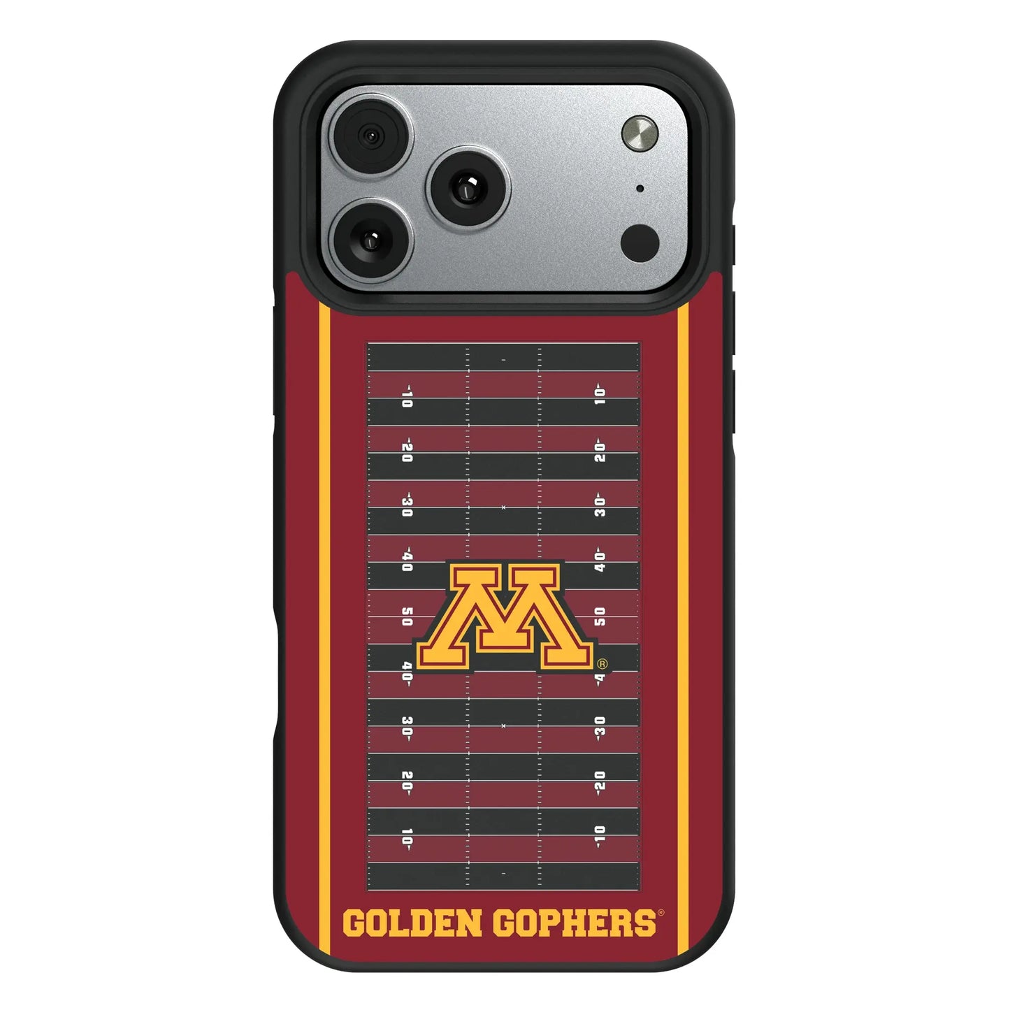 University of Minnesota Golden Gophers Field Bump Phone Case for Apple iPhone