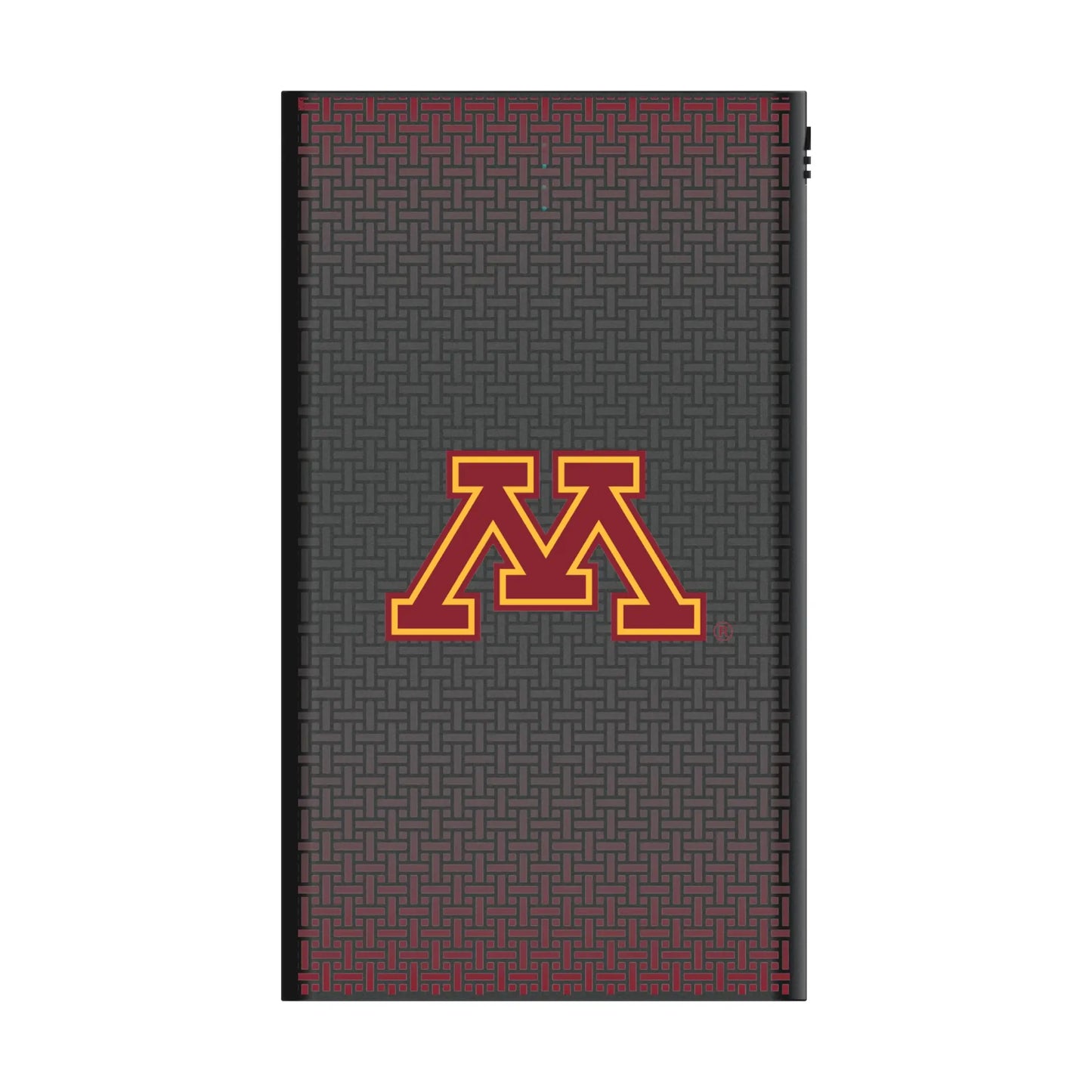 University of Minnesota Golden Gophers Linen 5000mAh Flat Powerbank