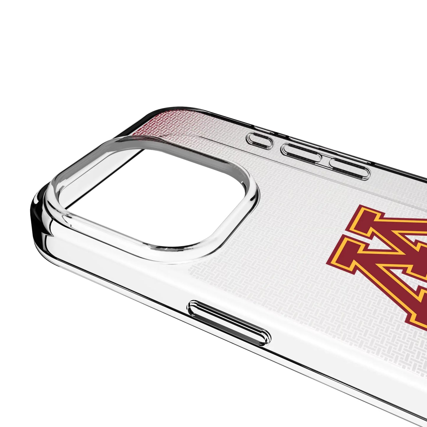 University of Minnesota Golden Gophers Linen Clear Phone Case for Apple iPhone