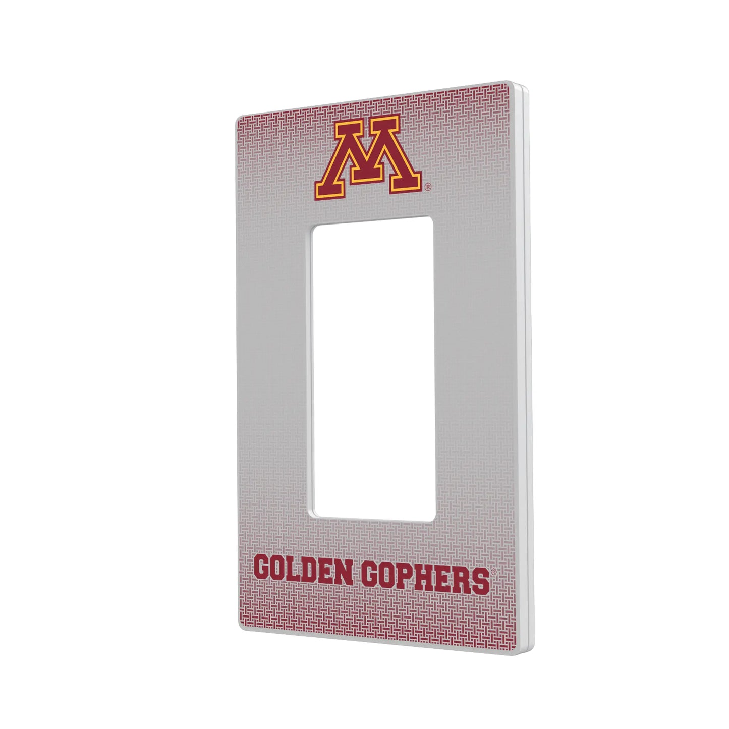 University of Minnesota Golden Gophers Linen Hidden-Screw Light Switch Plate