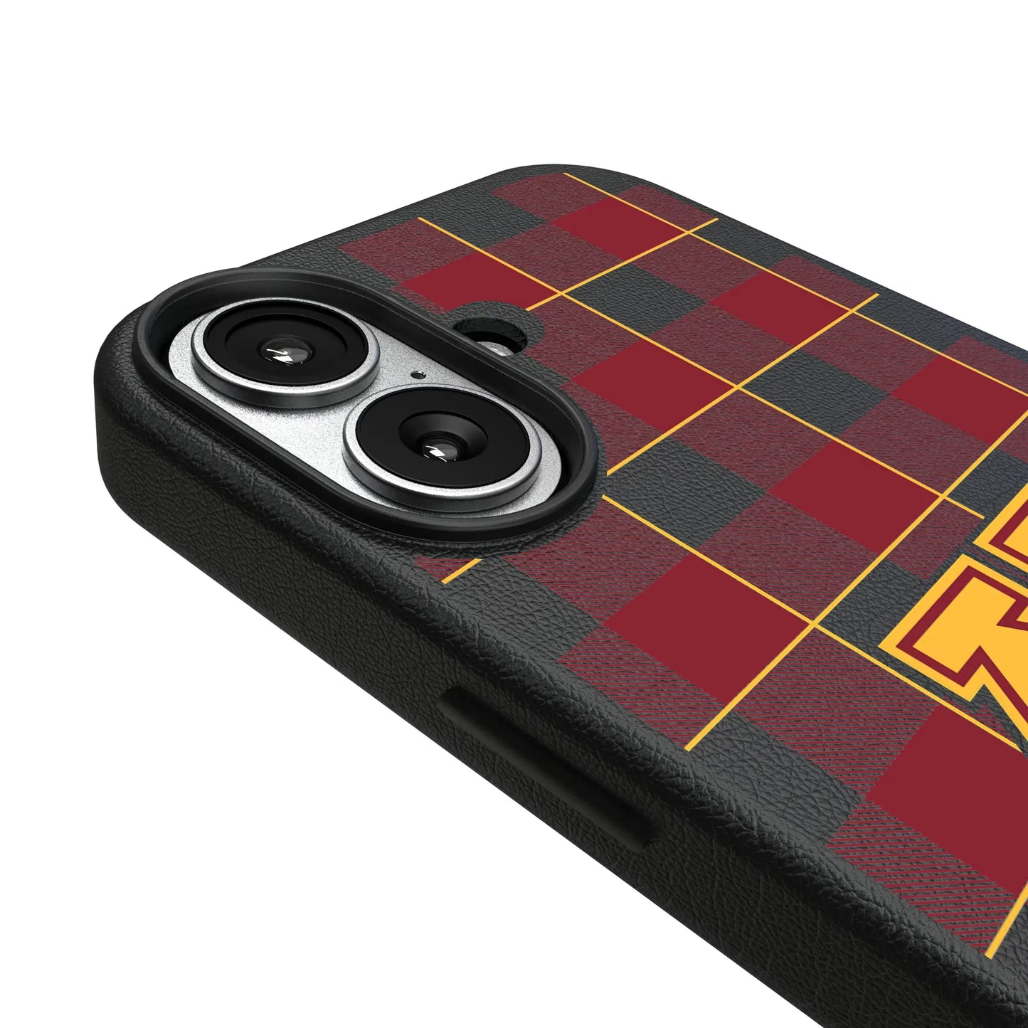 University of Minnesota Golden Gophers Plaid MagSafe Compatible Phone Case for Apple iPhone