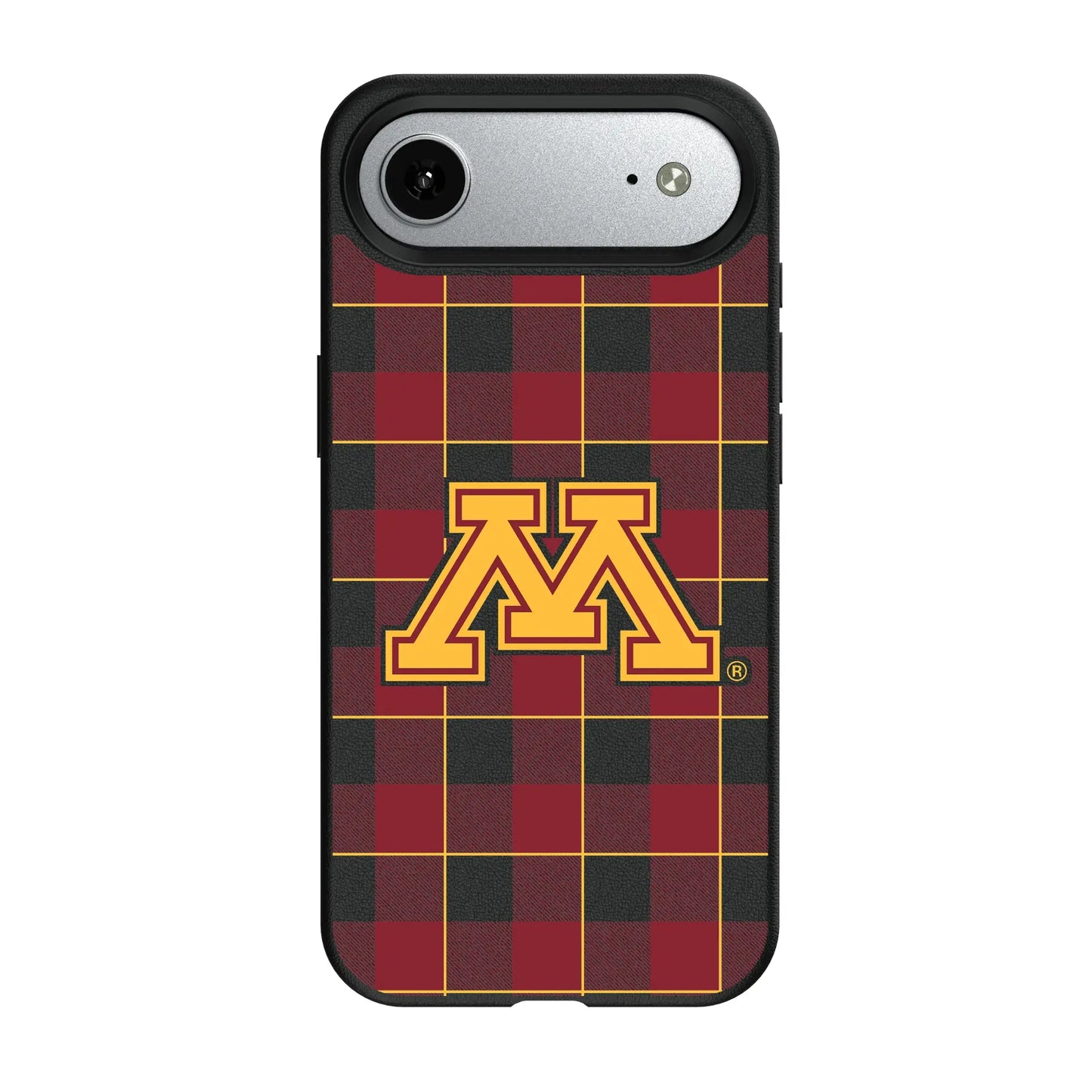 University of Minnesota Golden Gophers Plaid MagSafe Compatible Phone Case for Apple iPhone