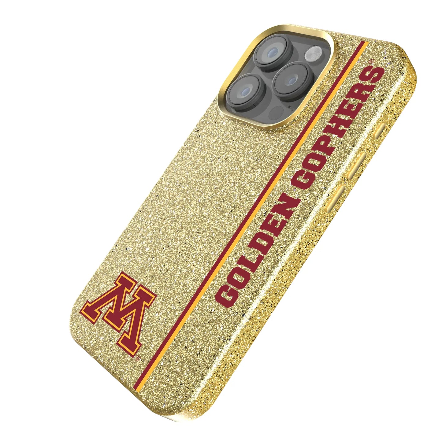 University of Minnesota Golden Gophers Sidebar Bling Phone Case for Apple iPhone