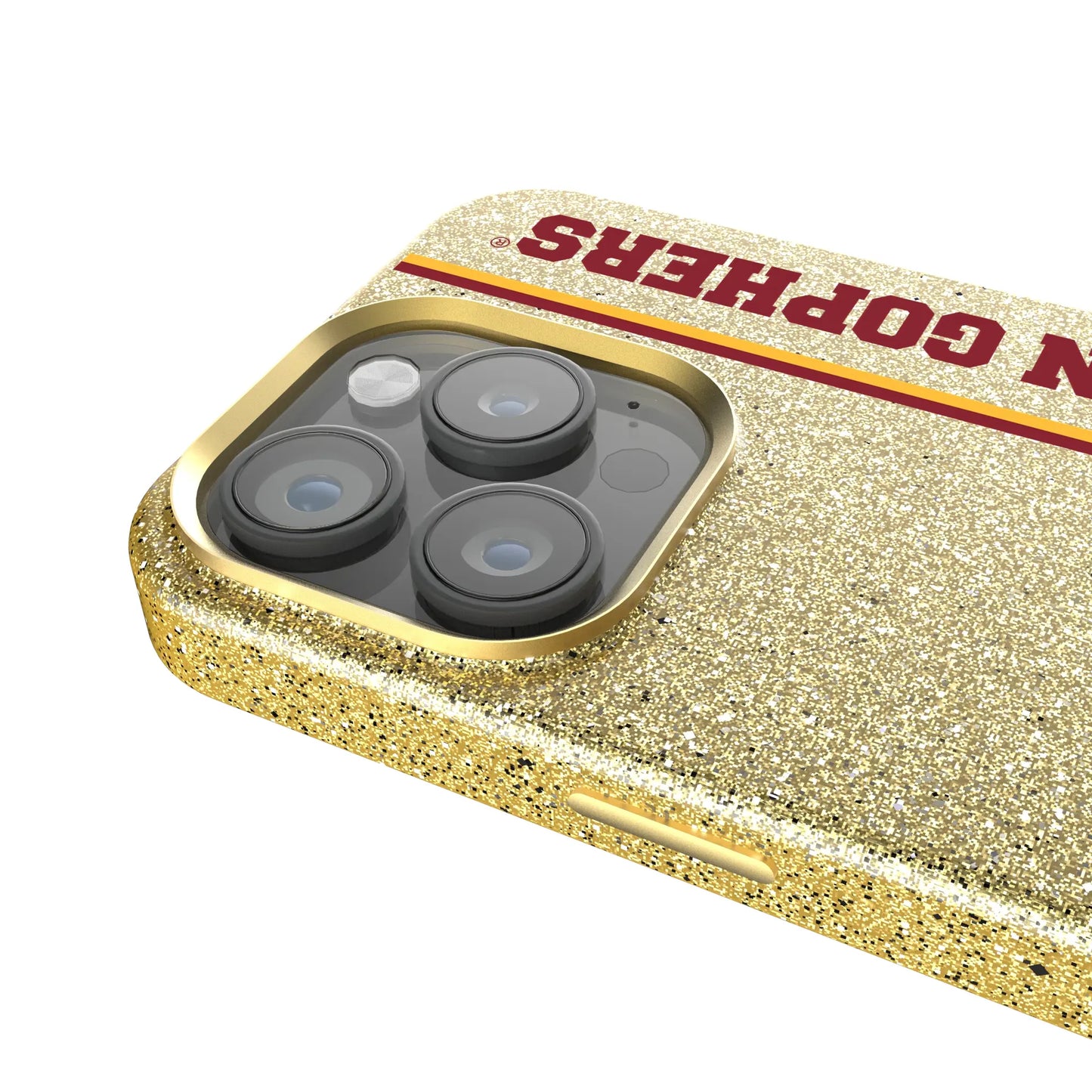 University of Minnesota Golden Gophers Sidebar Bling Phone Case for Apple iPhone