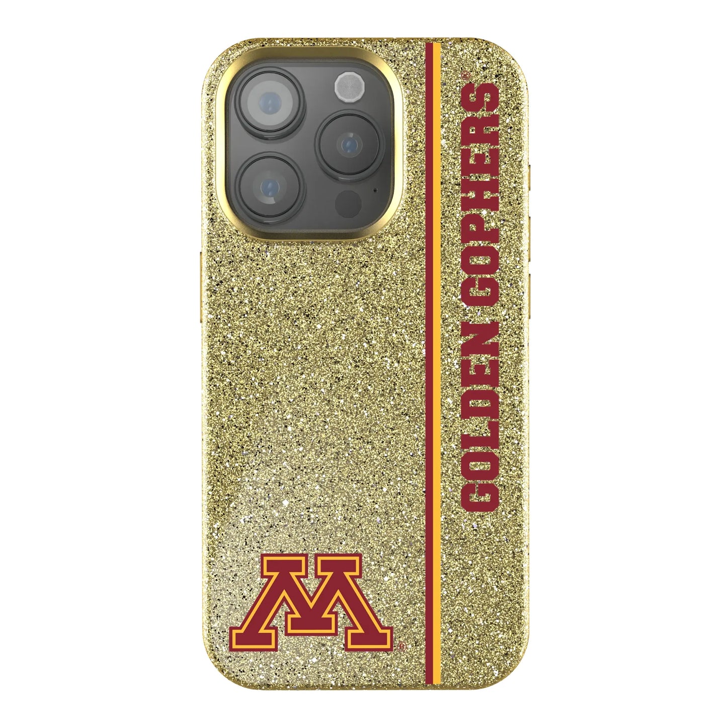University of Minnesota Golden Gophers Sidebar Bling Phone Case for Apple iPhone