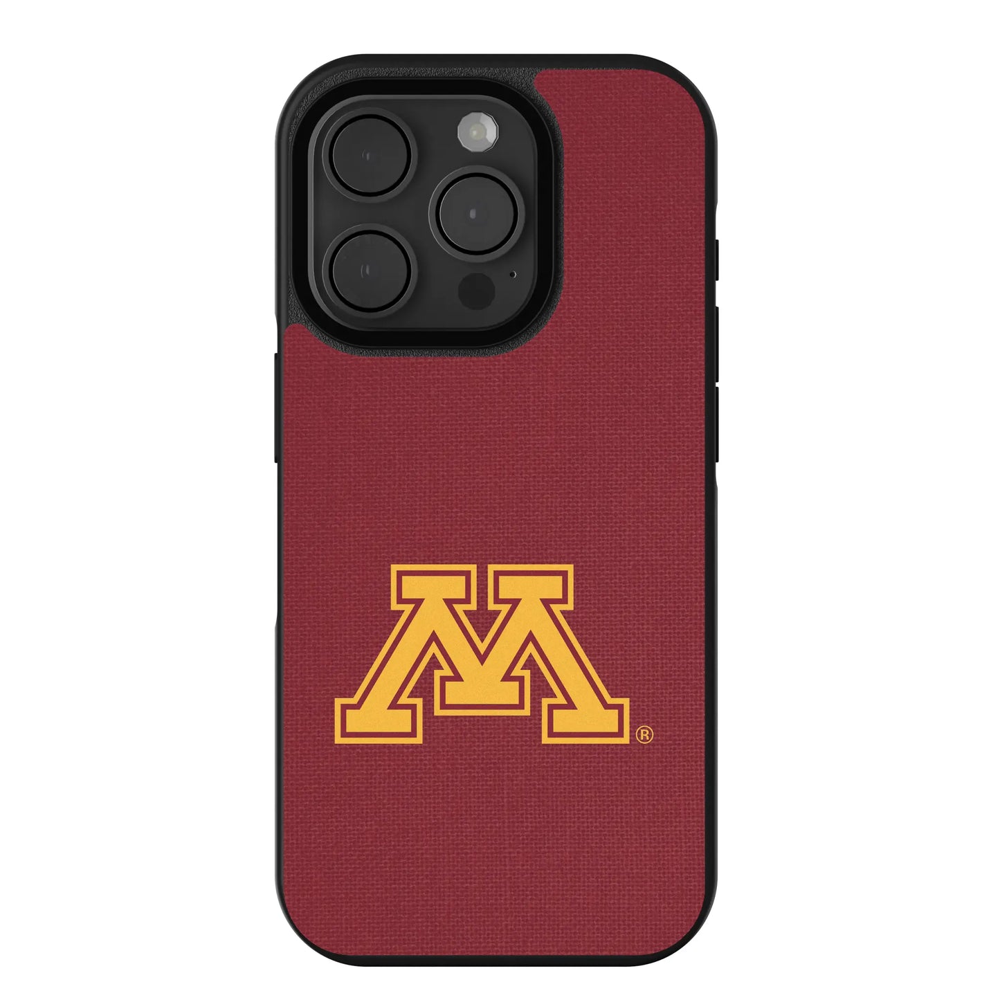 University of Minnesota Golden Gophers Solid Bump Phone Case for Apple iPhone