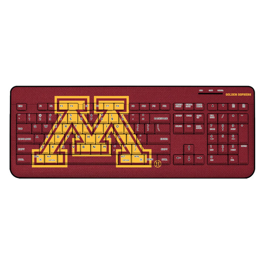 University of Minnesota Golden Gophers Solid Wireless USB Keyboard