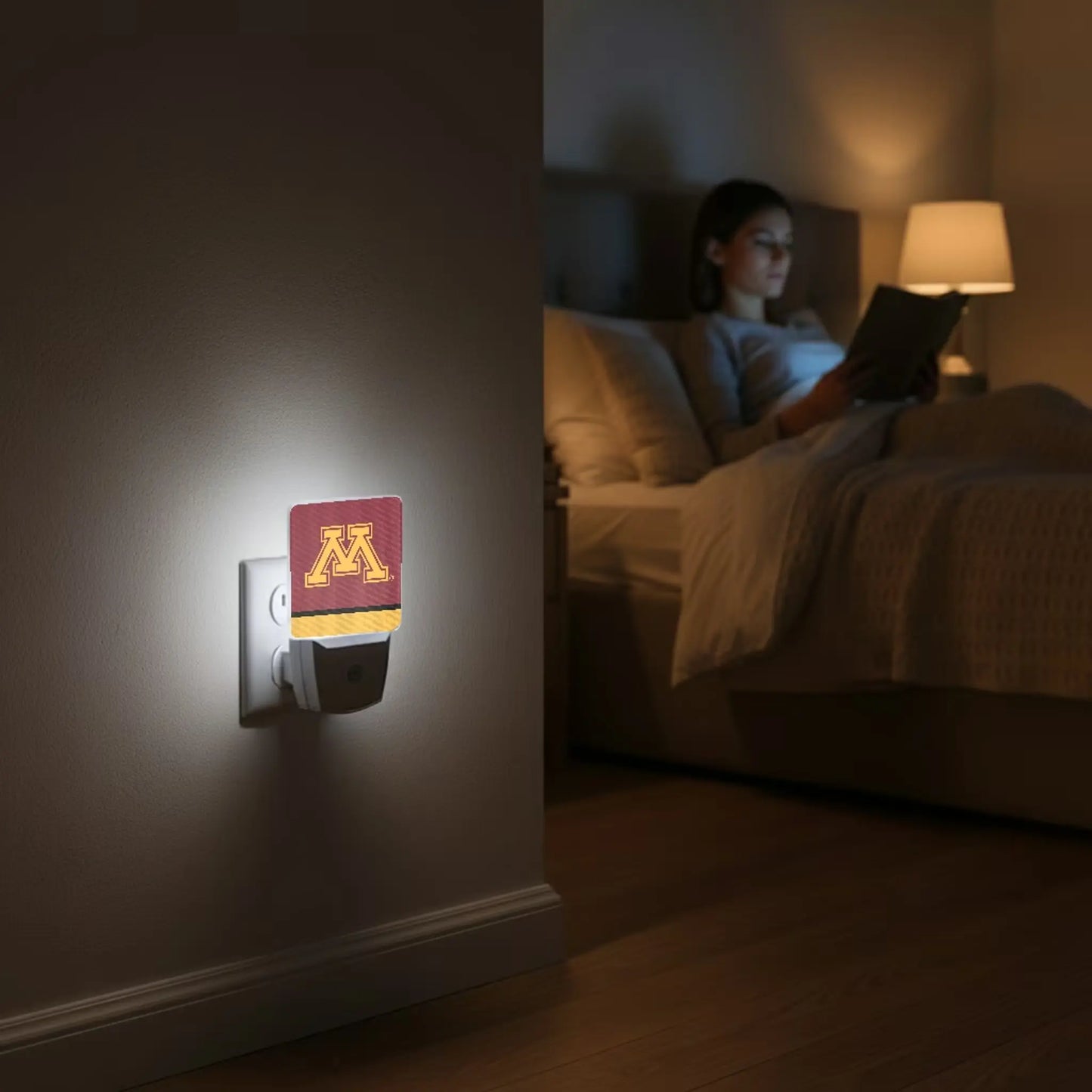 University of Minnesota Golden Gophers Stripe Night Light 2-Pack