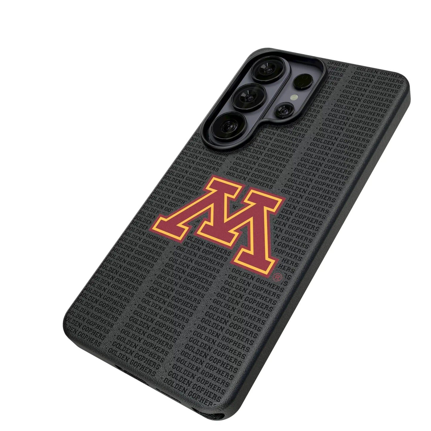 University of Minnesota Golden Gophers Text Backdrop MagSafe Compatible Phone Case for Samsung Galaxy