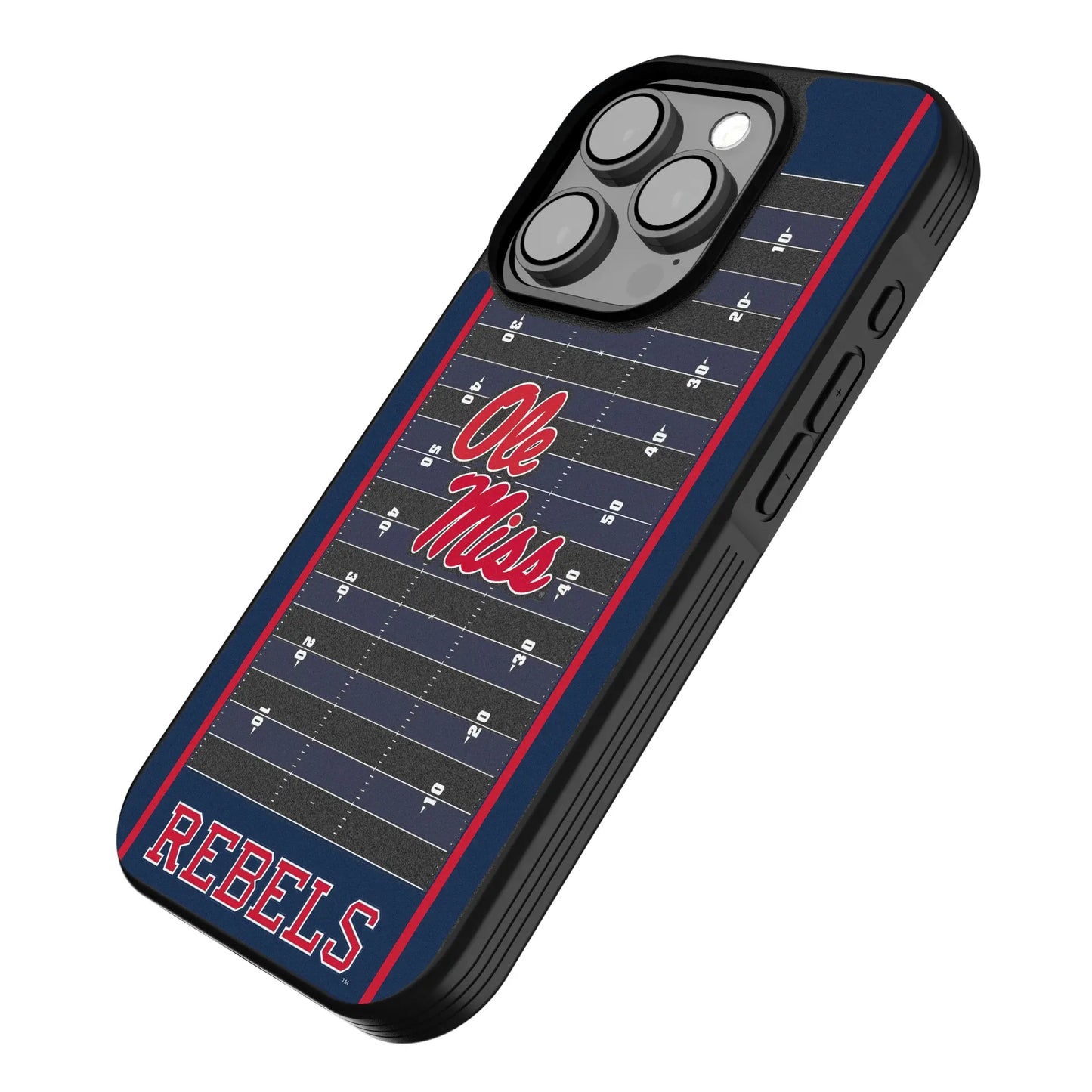 University of Mississippi Rebels Field Bump Phone Case for Apple iPhone