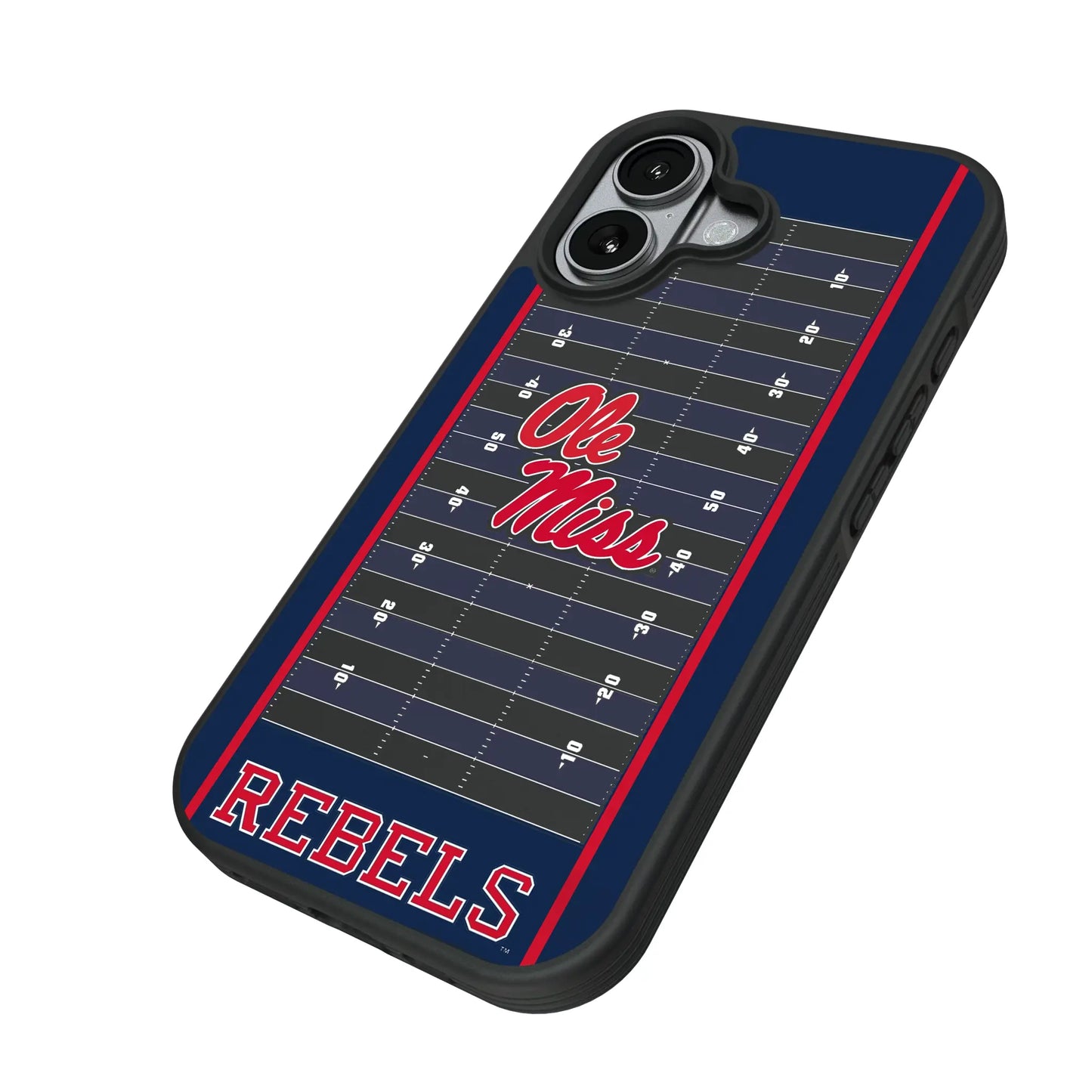 University of Mississippi Rebels Field Bump Phone Case for Apple iPhone