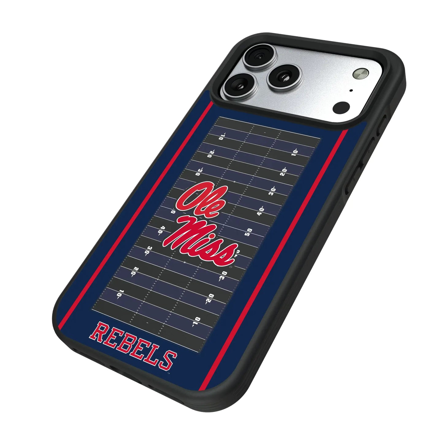 University of Mississippi Rebels Field Bump Phone Case for Apple iPhone