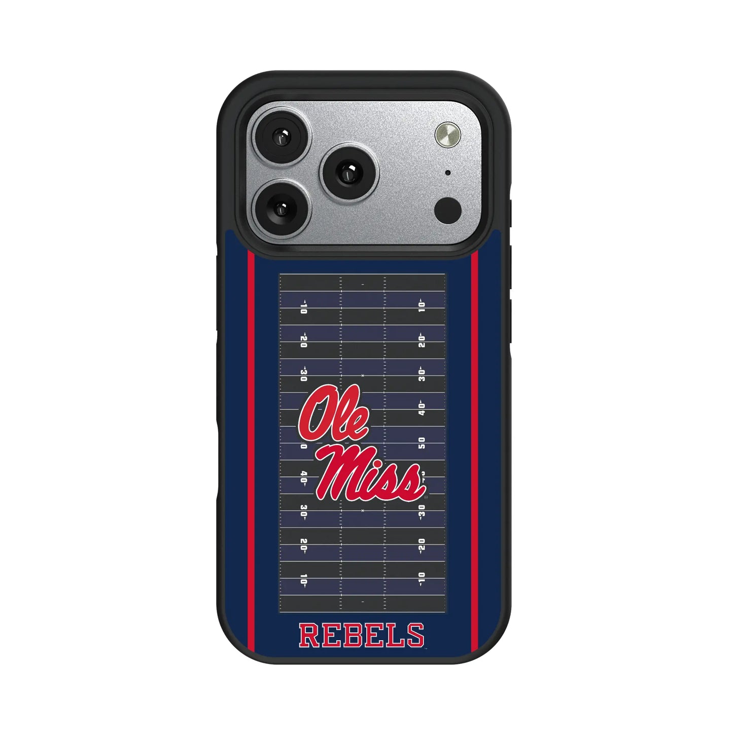 University of Mississippi Rebels Field Bump Phone Case for Apple iPhone