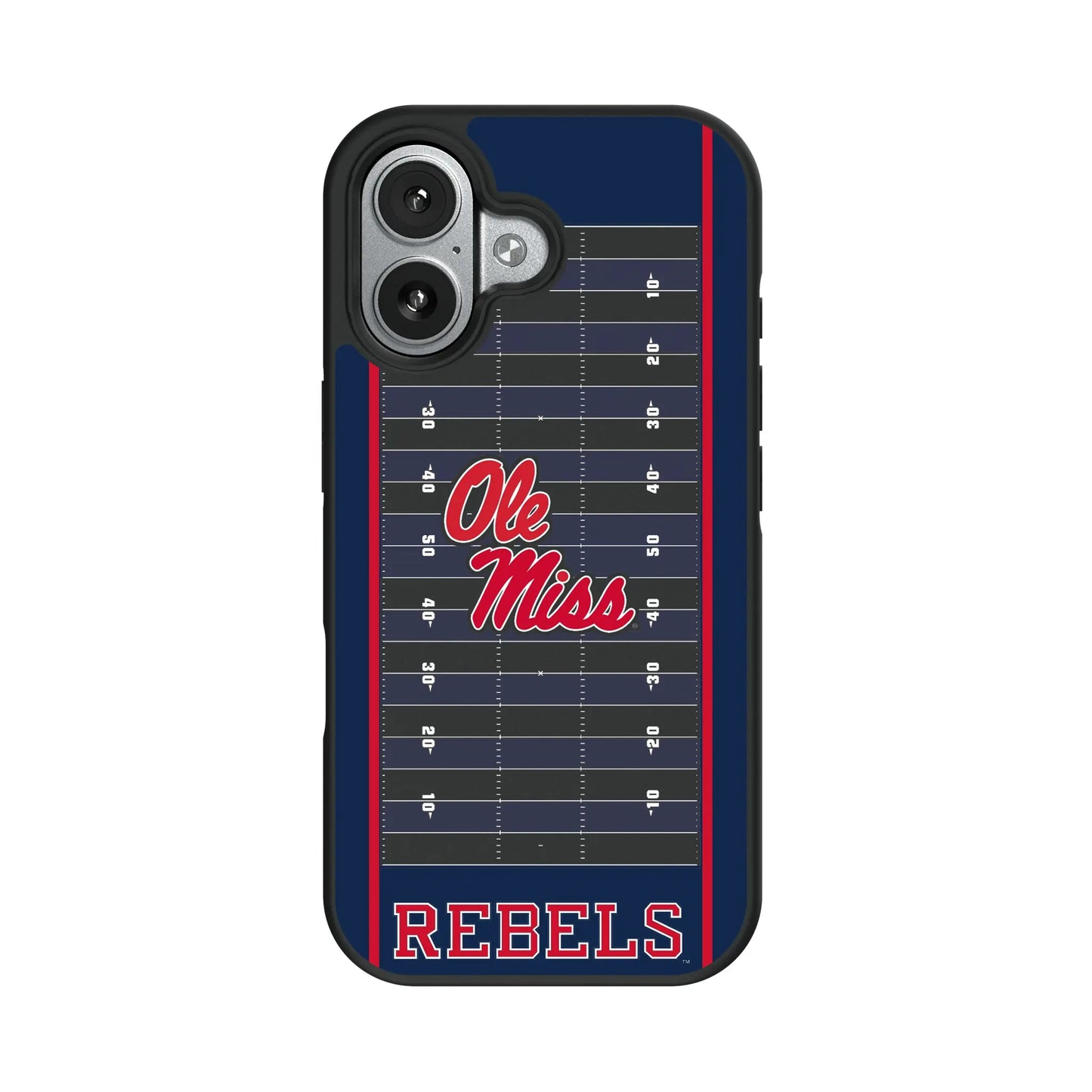 University of Mississippi Rebels Field Bump Phone Case for Apple iPhone