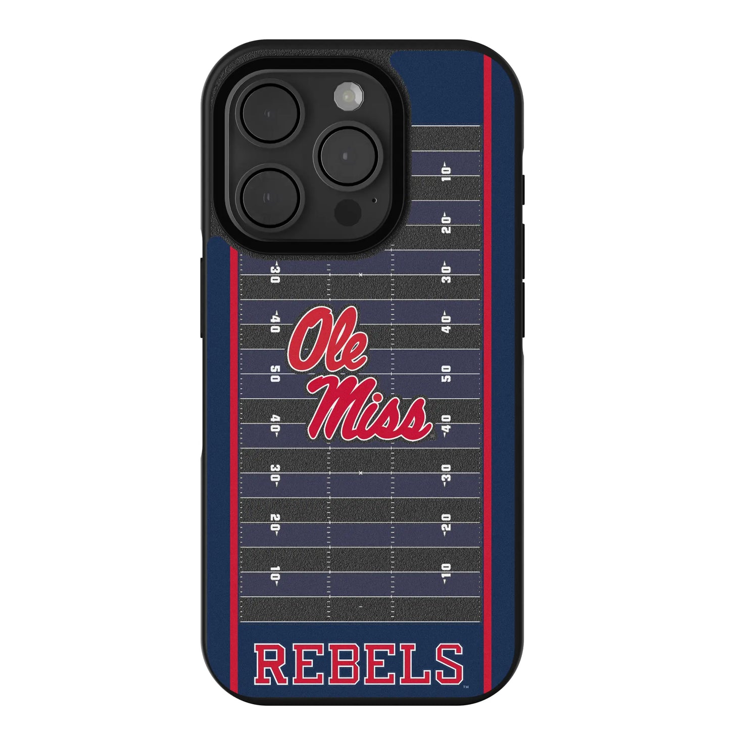 University of Mississippi Rebels Field Bump Phone Case for Apple iPhone