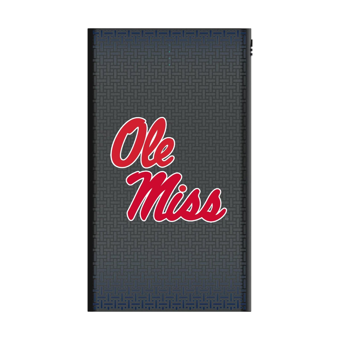 University of Mississippi Rebels Linen 5000mAh Flat Powerbank