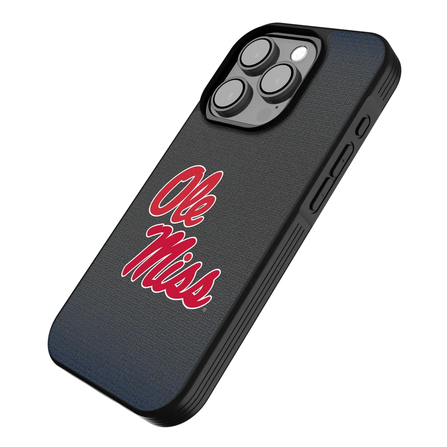 University of Mississippi Rebels Linen Bump Phone Case for Apple iPhone