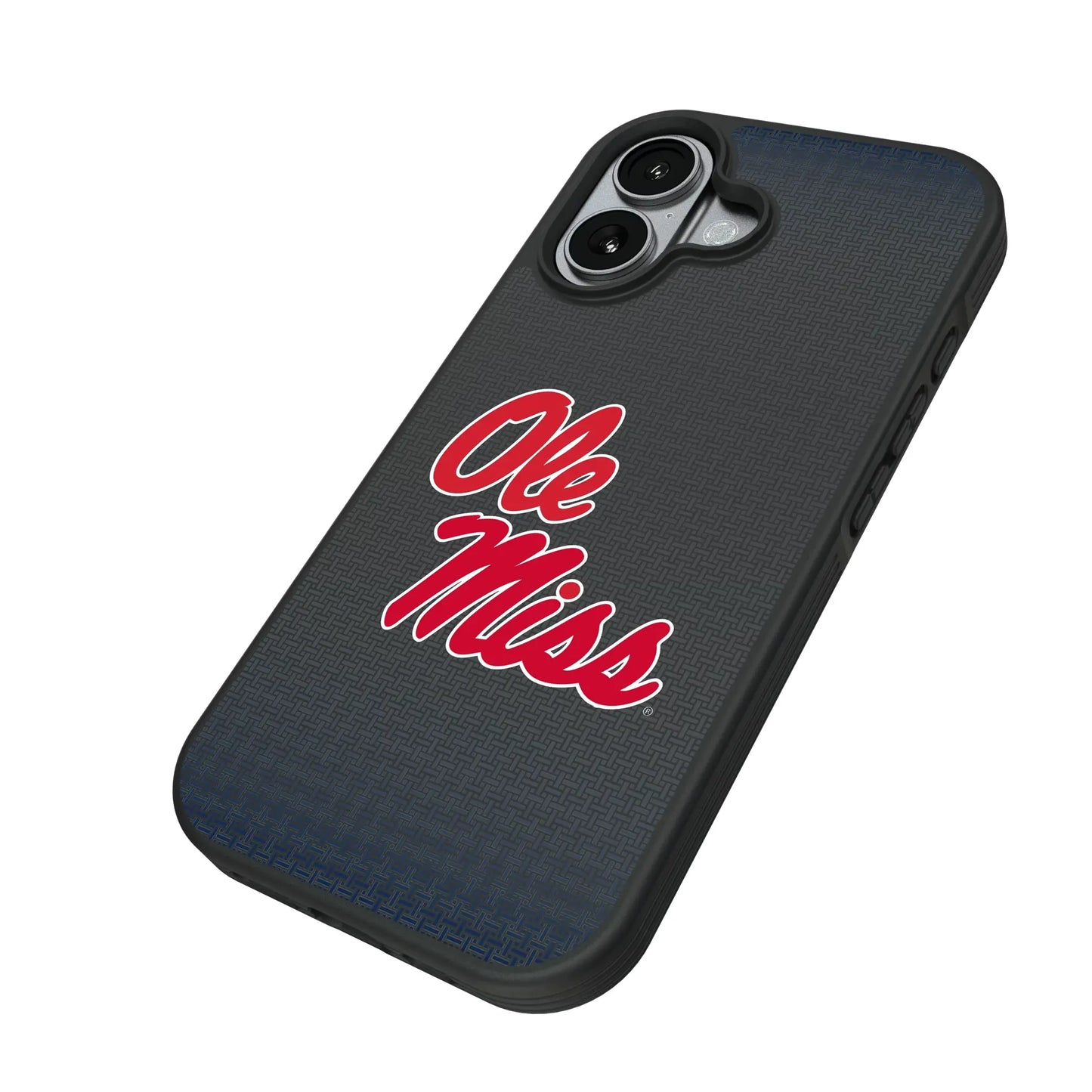 University of Mississippi Rebels Linen Bump Phone Case for Apple iPhone