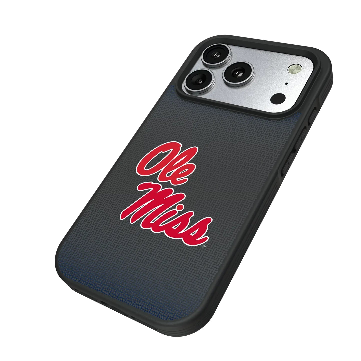 University of Mississippi Rebels Linen Bump Phone Case for Apple iPhone