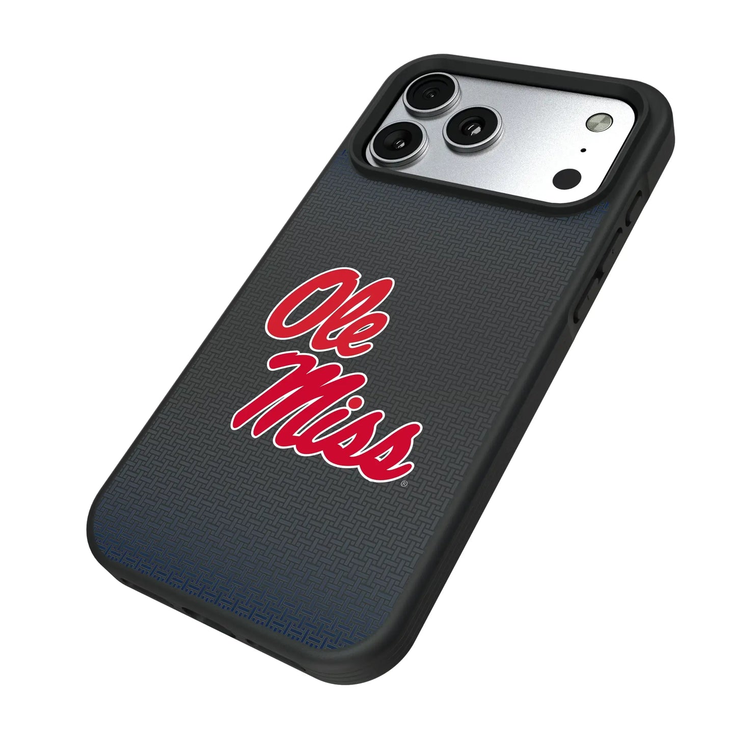 University of Mississippi Rebels Linen Bump Phone Case for Apple iPhone