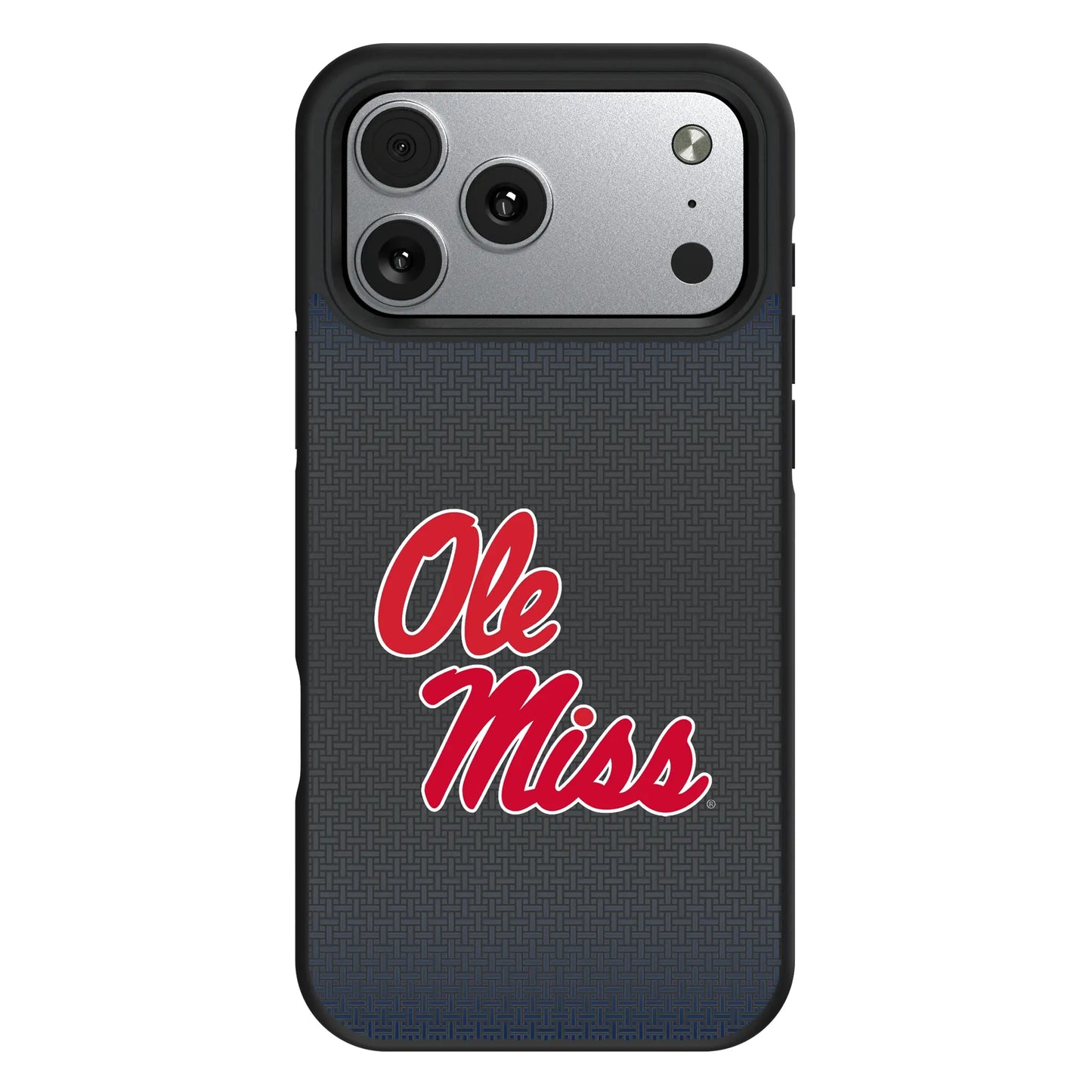 University of Mississippi Rebels Linen Bump Phone Case for Apple iPhone