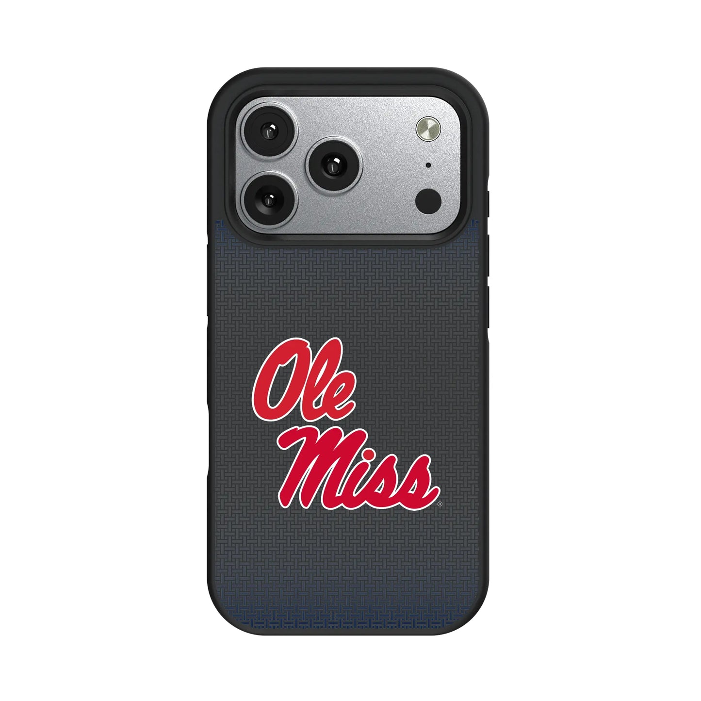 University of Mississippi Rebels Linen Bump Phone Case for Apple iPhone