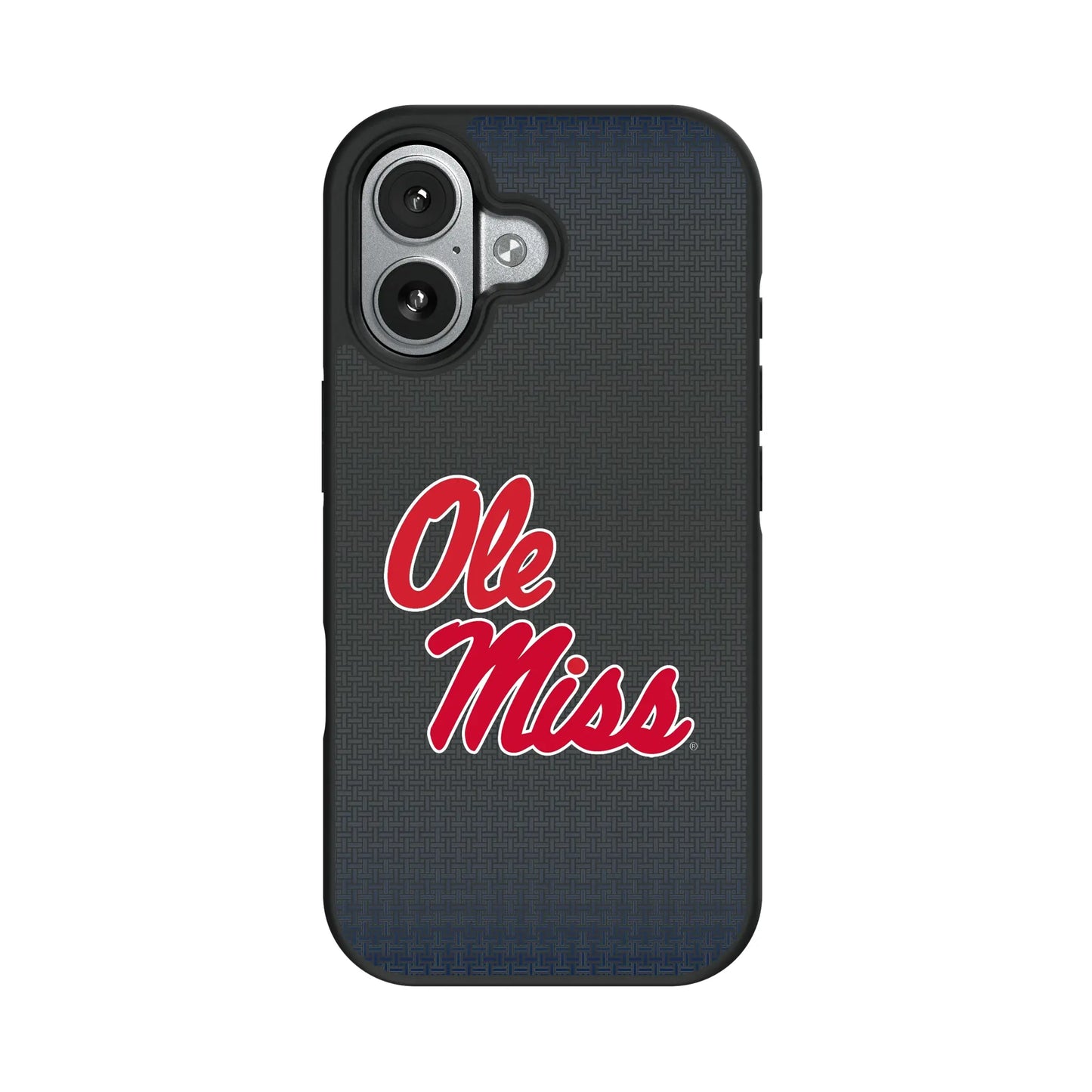 University of Mississippi Rebels Linen Bump Phone Case for Apple iPhone