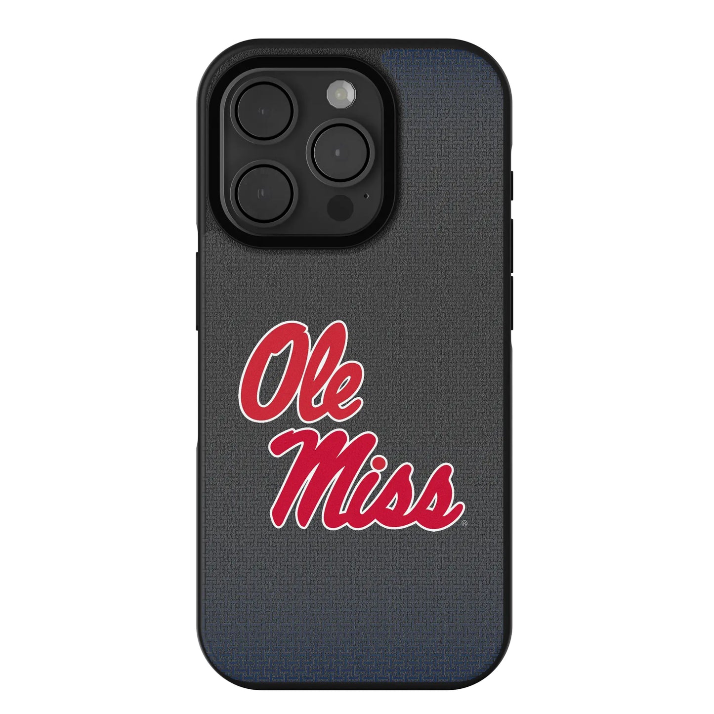 University of Mississippi Rebels Linen Bump Phone Case for Apple iPhone